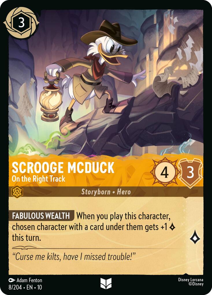 Scrooge McDuck - On the Right Track (8/204) [Whispers in the Well] | Black Swamp Games