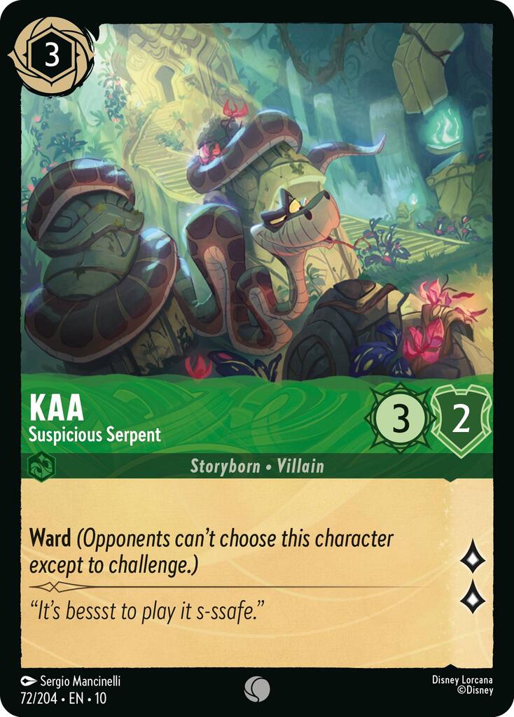 Kaa - Suspicious Serpent (72/204) [Whispers in the Well] | Black Swamp Games