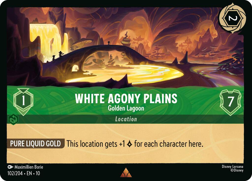 White Agony Plains - Golden Lagoon (102/204) [Whispers in the Well] | Black Swamp Games