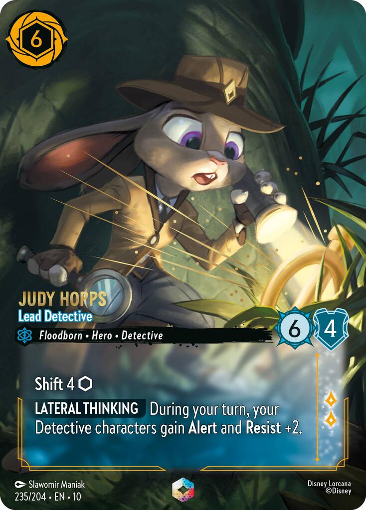 Judy Hopps - Lead Detective (Enchanted) (235/204) [Whispers in the Well] | Black Swamp Games