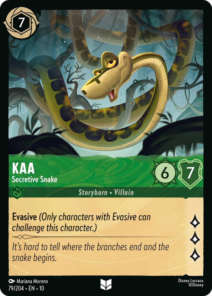 Kaa - Secretive Snake (79/204) [Whispers in the Well] | Black Swamp Games