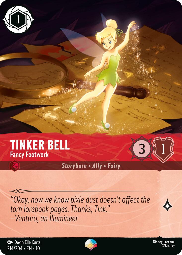 Tinker Bell - Fancy Footwork (Epic) (214/204) [Whispers in the Well] | Black Swamp Games