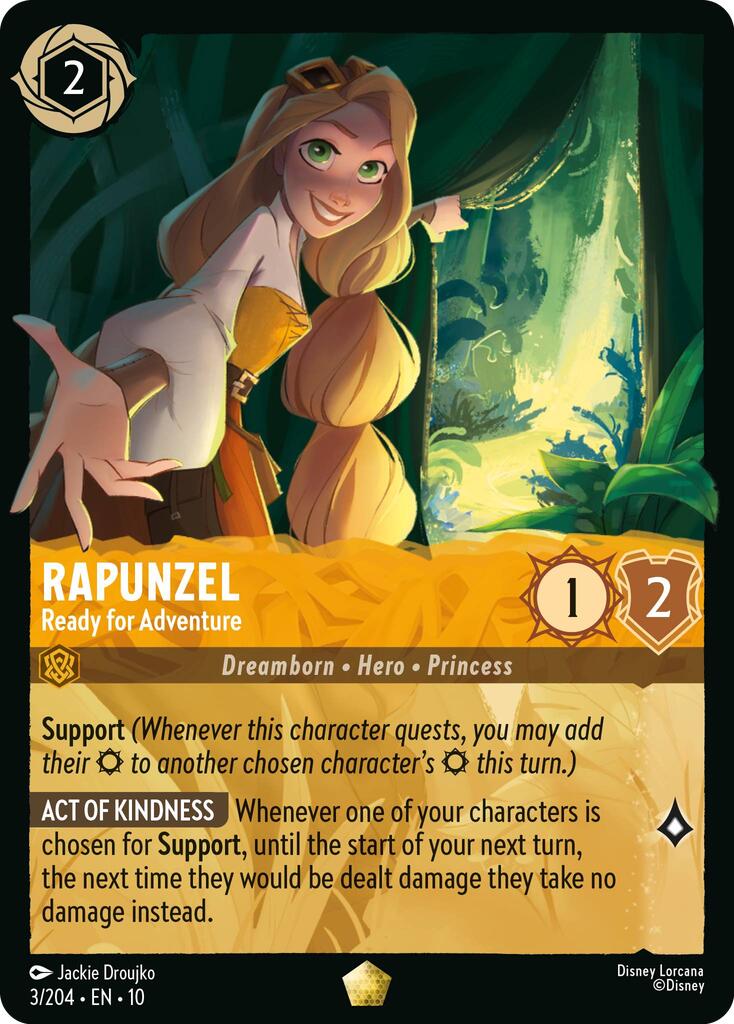 Rapunzel - Ready for Adventure (3/204) [Whispers in the Well] | Black Swamp Games
