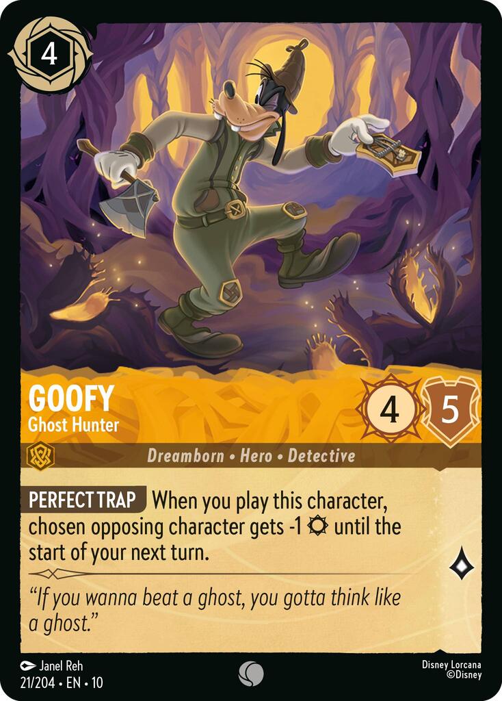 Goofy - Ghost Hunter (21/204) [Whispers in the Well] | Black Swamp Games