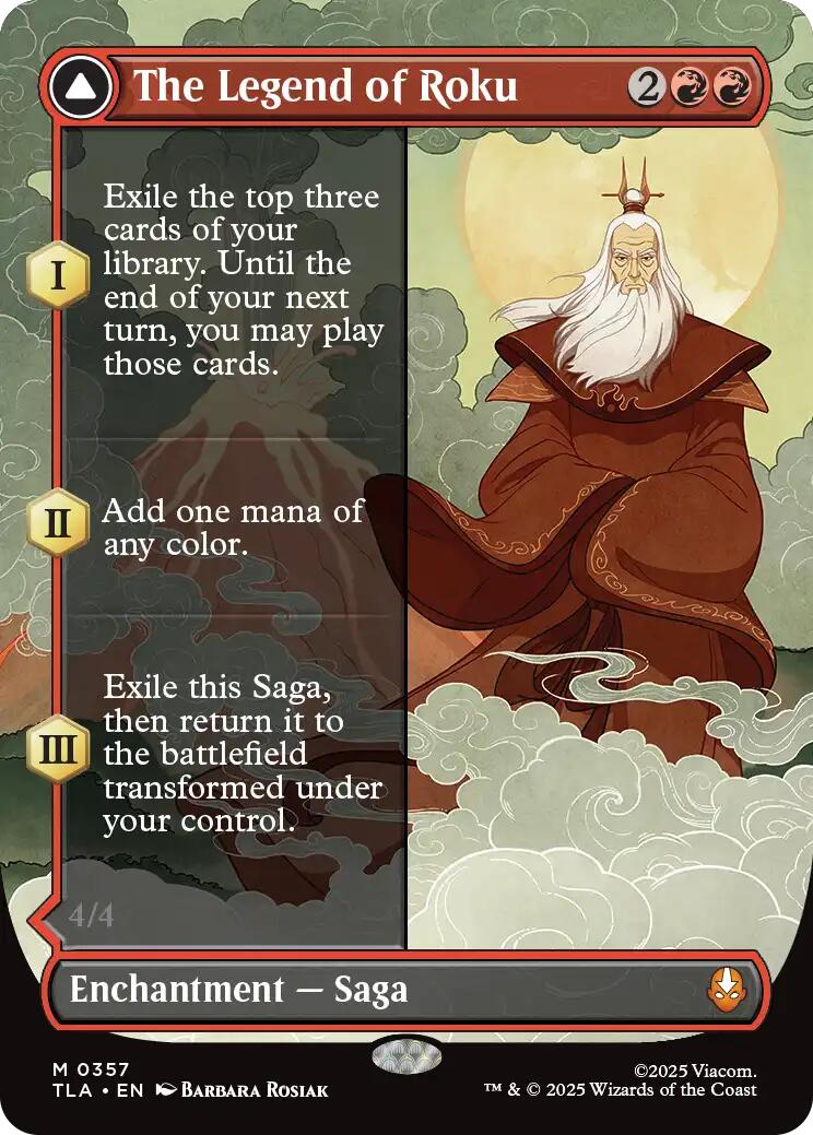 The Legend of Roku (Borderless) [Avatar: The Last Airbender] | Black Swamp Games