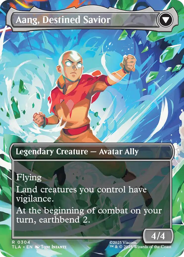 Aang, at the Crossroads (Borderless) [Avatar: The Last Airbender] | Black Swamp Games