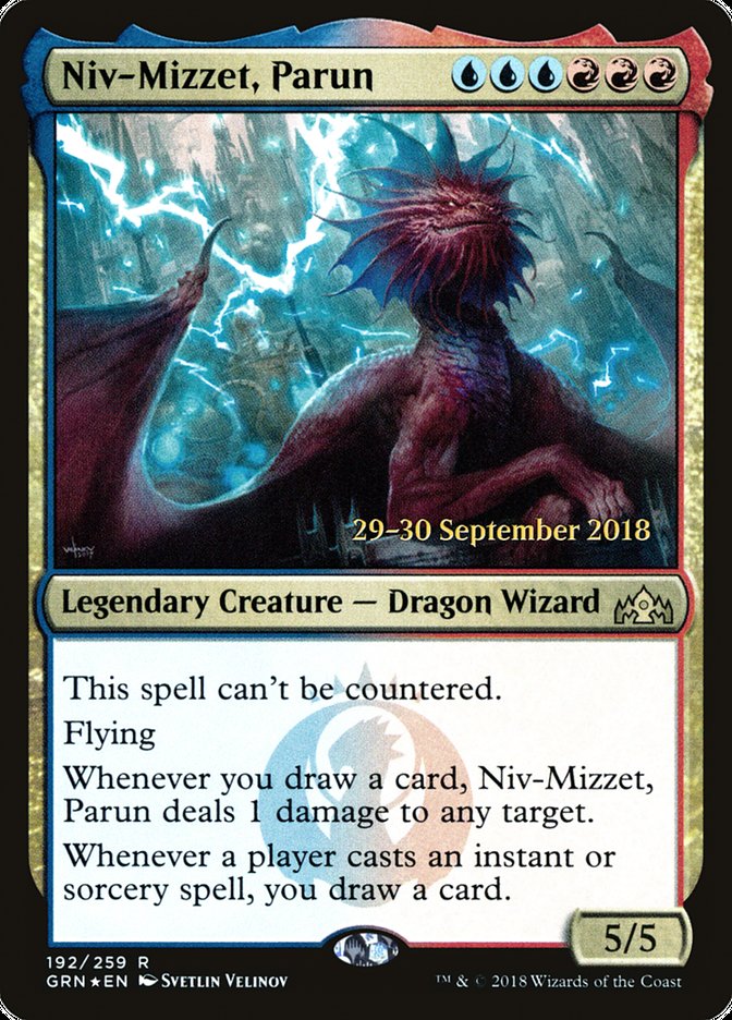 Niv-Mizzet, Parun [Guilds of Ravnica Prerelease Promos] | Black Swamp Games