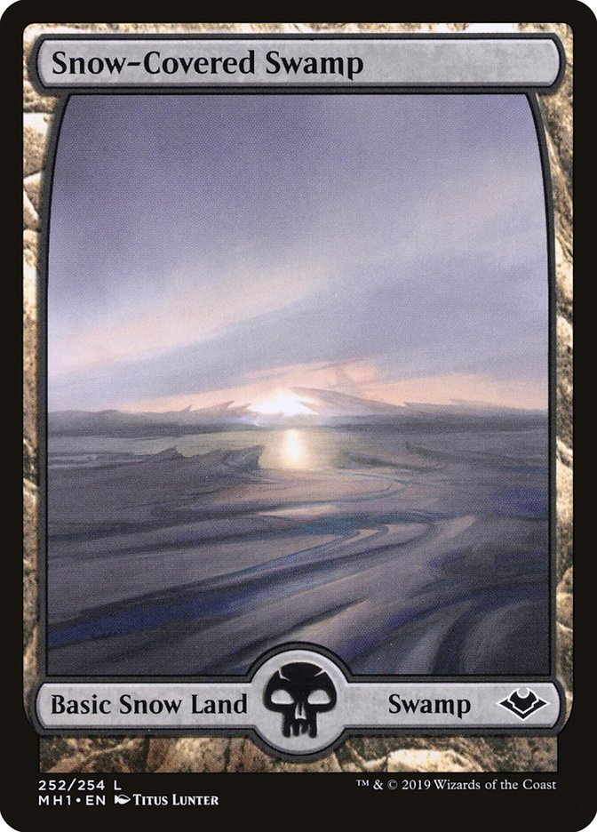 Snow-Covered Swamp [Modern Horizons] | Black Swamp Games