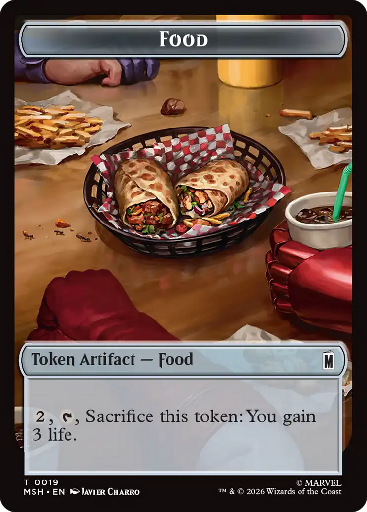 Leviathan // Food Double-Sided Token [Marvel Super Heroes Tokens] | Black Swamp Games