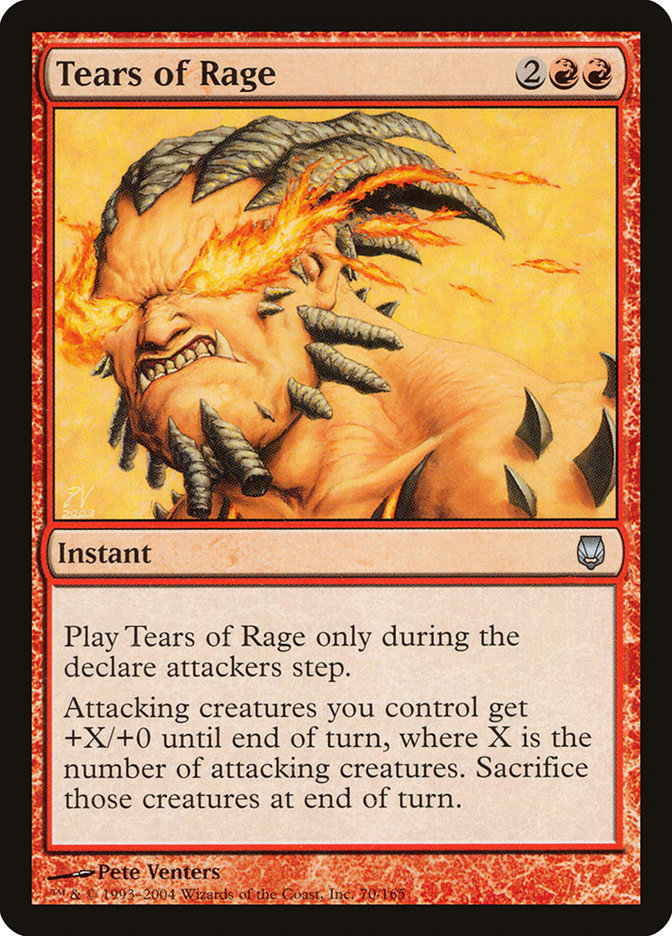 Tears of Rage [Darksteel] | Black Swamp Games