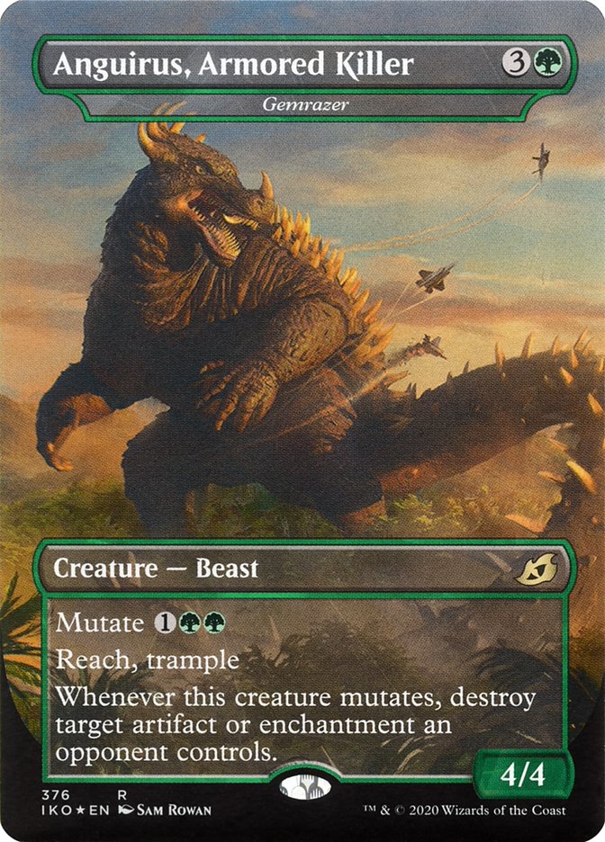 Gemrazer - Anguirus, Armored Killer (Extended Art) [Ikoria: Lair of Behemoths] | Black Swamp Games