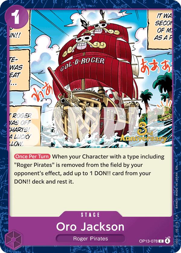 Oro Jackson [Carrying On His Will: 3rd Anniversary Tournament Cards] | Black Swamp Games
