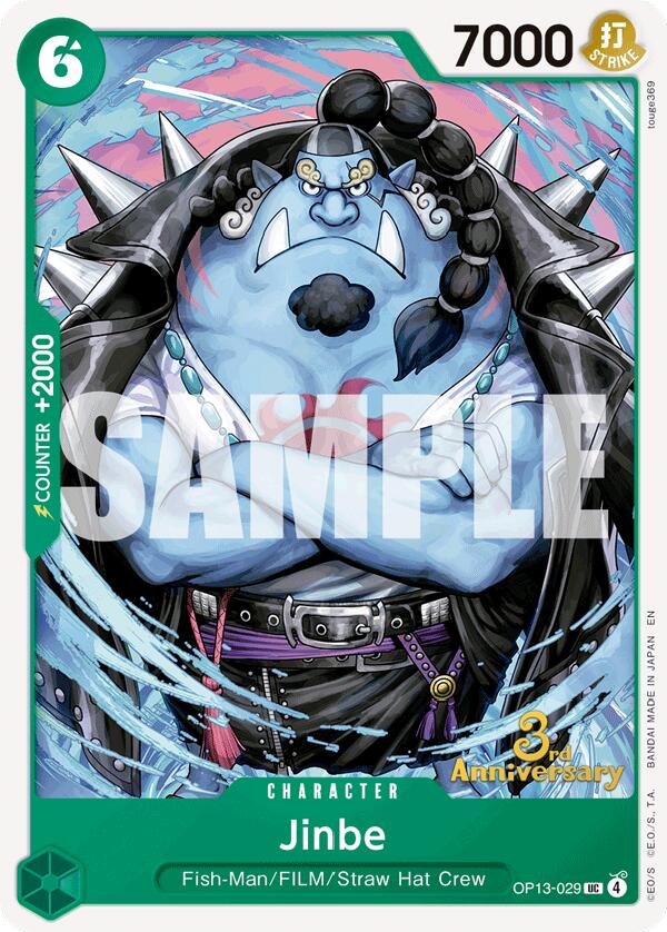 Jinbe [Carrying On His Will: 3rd Anniversary Tournament Cards] | Black Swamp Games