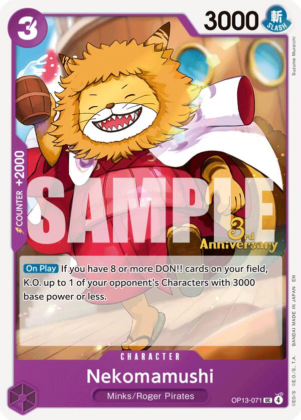 Nekomamushi [Carrying On His Will: 3rd Anniversary Tournament Cards] | Black Swamp Games