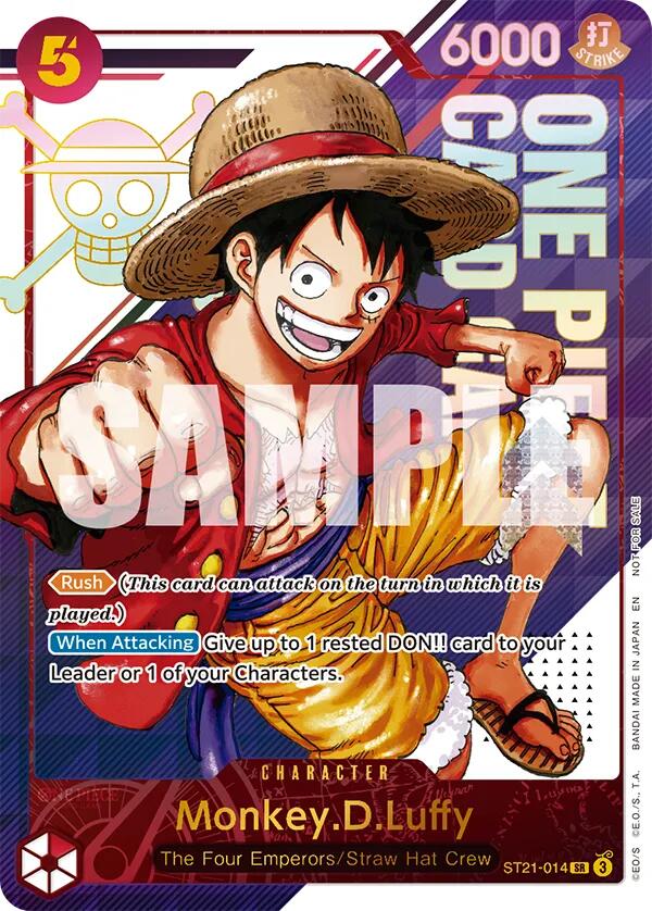 Monkey.D.Luffy (ST21-014) (3rd Anniversary Treasure Campaign Pack) [One Piece Promotion Cards] | Black Swamp Games