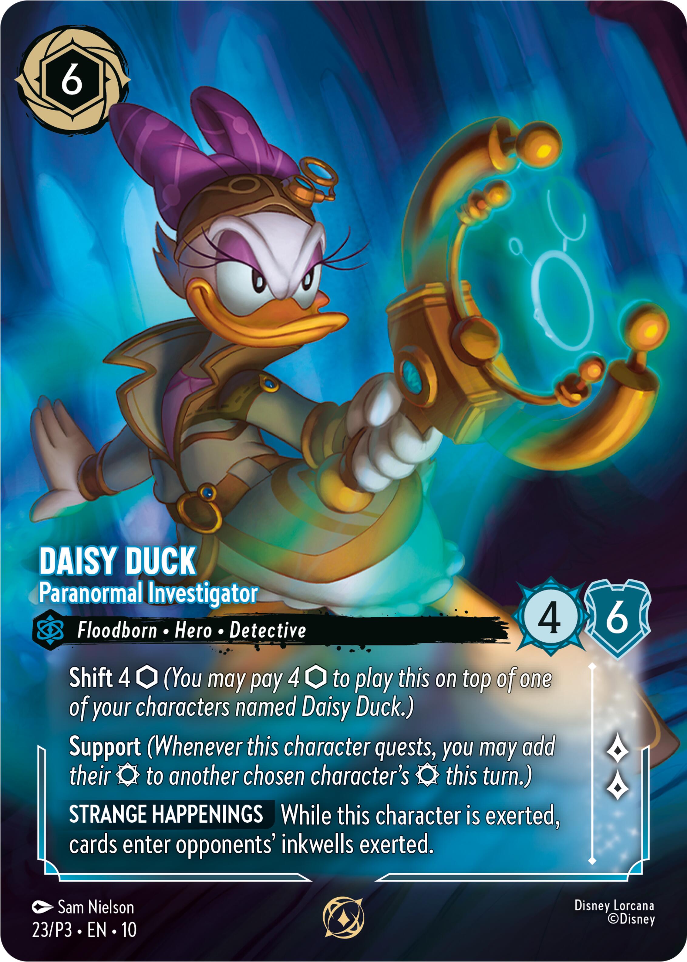 Daisy Duck - Paranormal Investigator (Store Championship Participant) (23) [Promo Cards] | Black Swamp Games