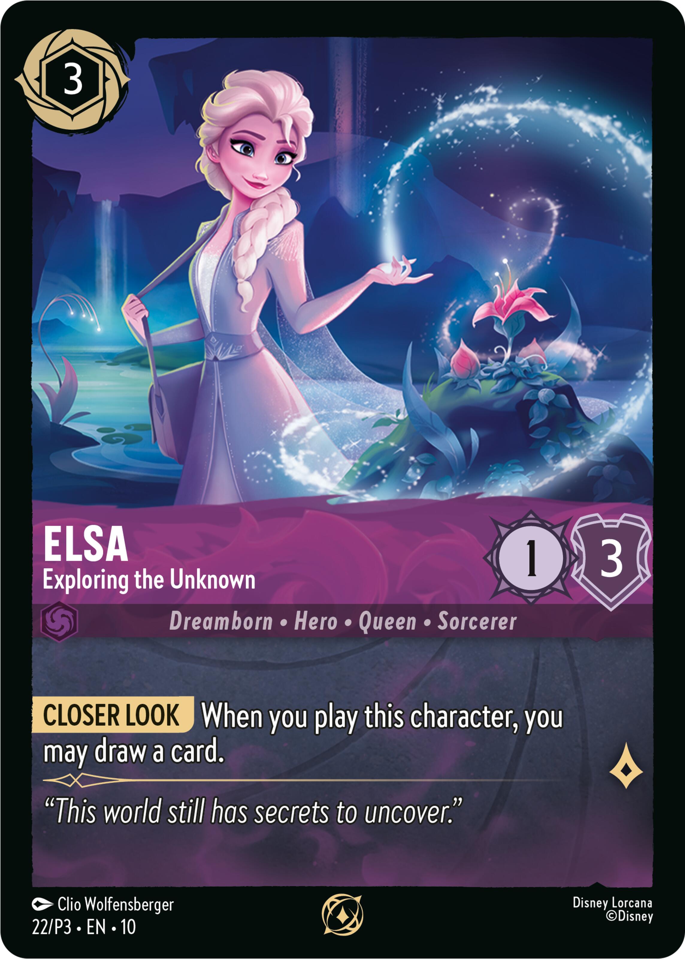 Elsa - Exploring the Unkown (22) [Promo Cards] | Black Swamp Games