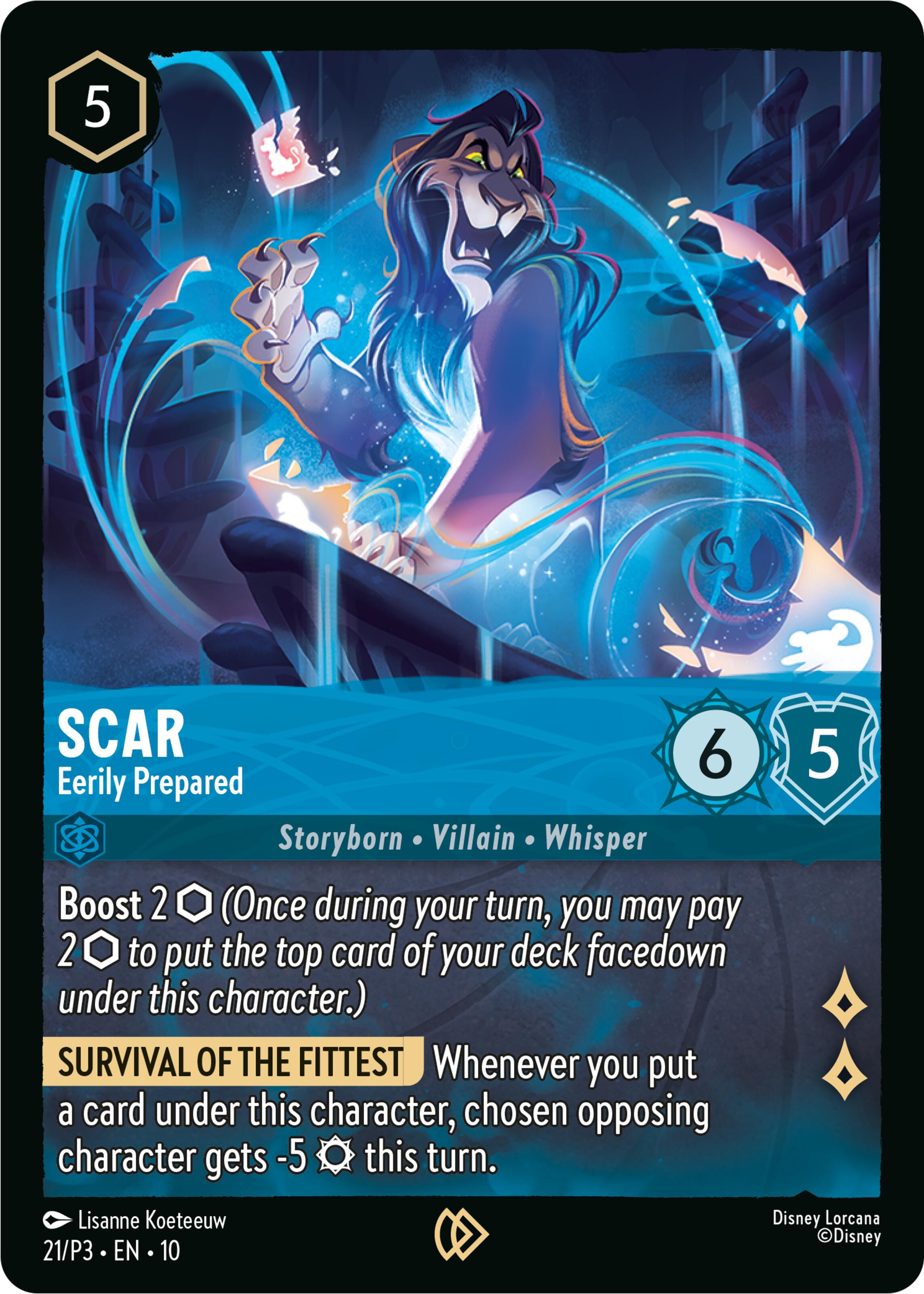 Scar - Eerily Prepared (21) [Promo Cards] | Black Swamp Games
