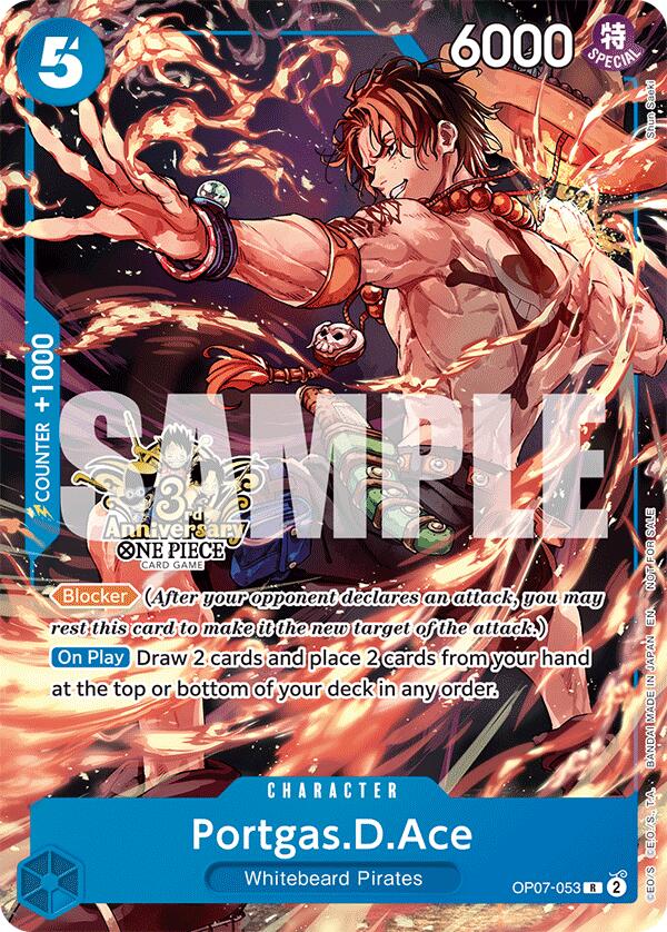 Portgas.D.Ace (OP07-053) (3rd Anniversary Tournament 3 Brothers Pack) [Carrying On His Will: 3rd Anniversary Tournament Cards] | Black Swamp Games