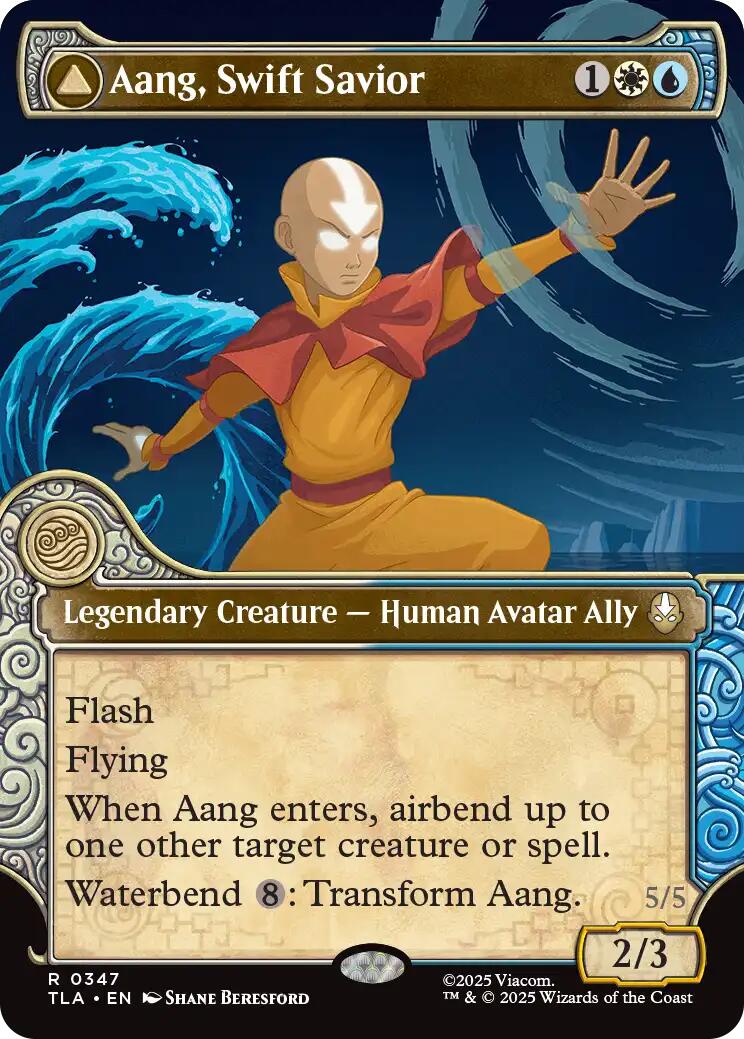 Aang, Swift Savior (Showcase) [Avatar: The Last Airbender] | Black Swamp Games