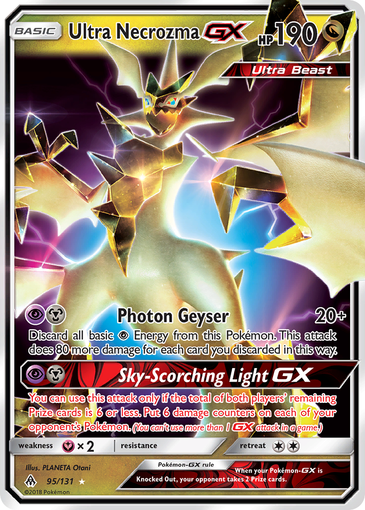 Ultra Necrozma GX (95/131) [Sun & Moon: Forbidden Light] | Black Swamp Games