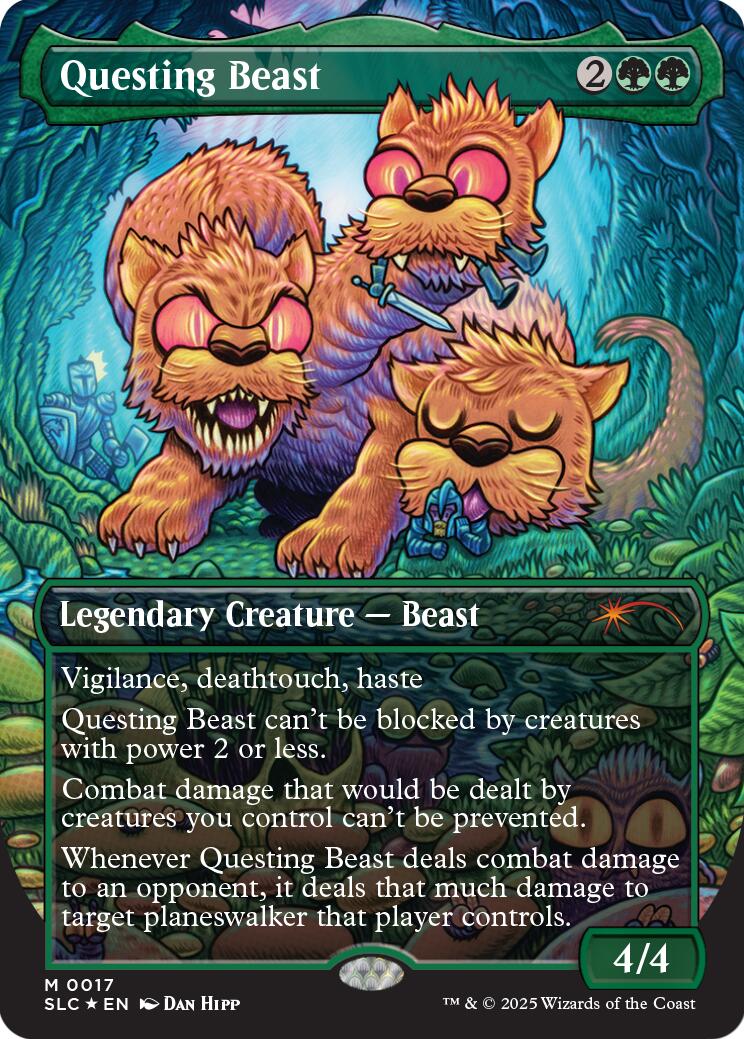 Questing Beast (Halo Foil) [Secret Lair Countdown Kit] | Black Swamp Games