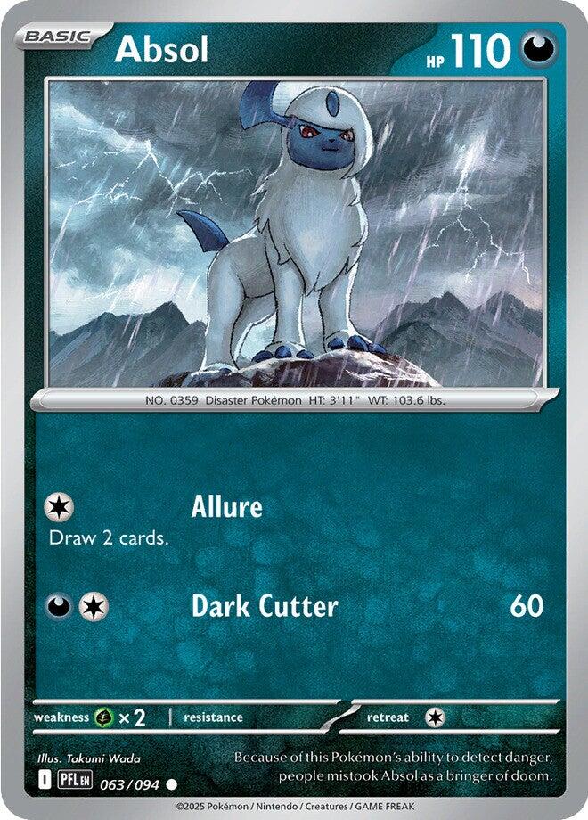 Absol (063/094) [Mega Evolution: Phantasmal Flames] | Black Swamp Games