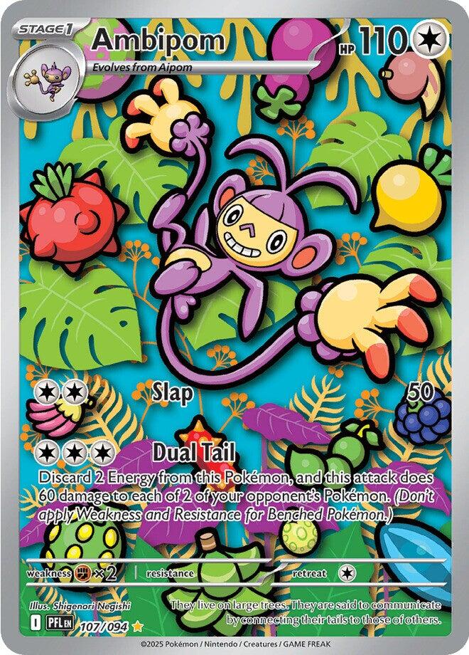 Ambipom (107/094) [Mega Evolution: Phantasmal Flames] | Black Swamp Games