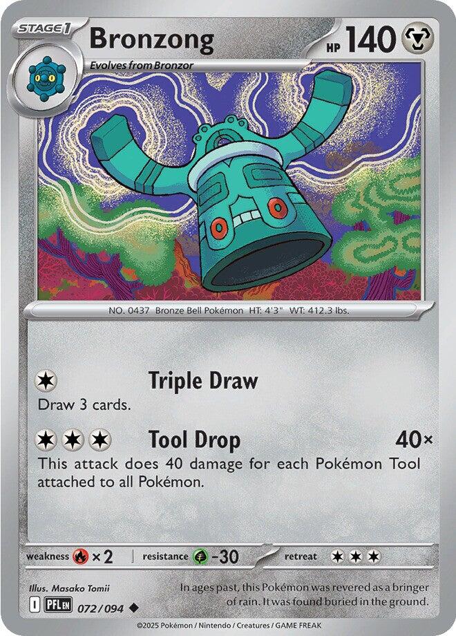 Bronzong (072/094) [Mega Evolution: Phantasmal Flames] | Black Swamp Games