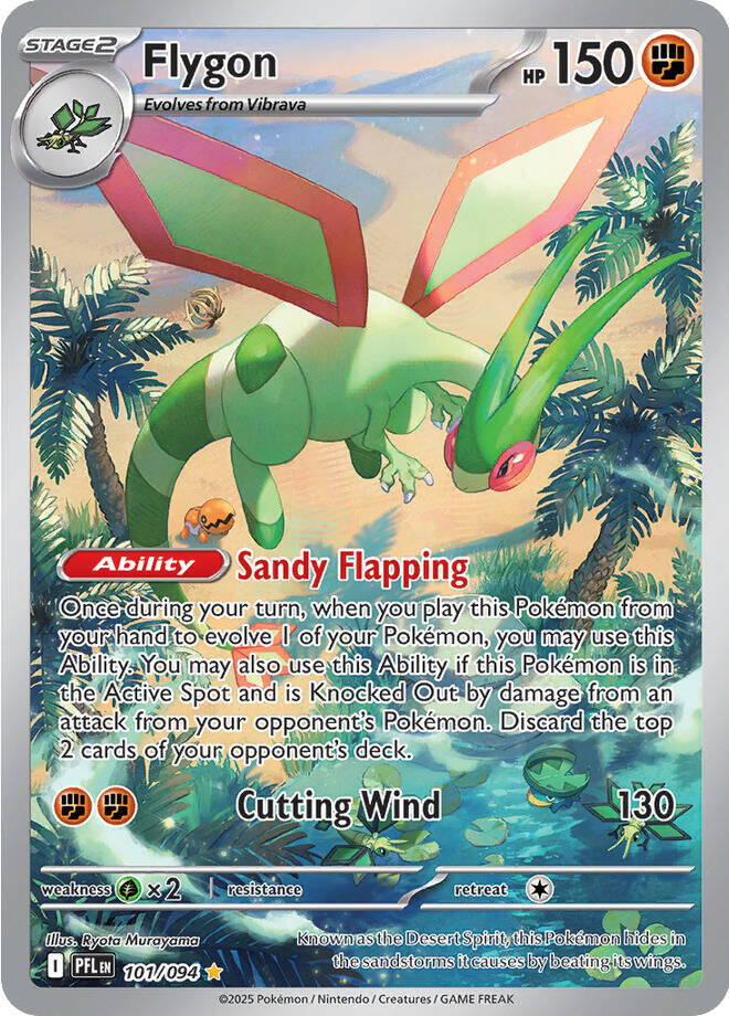 Flygon (101/094) [Mega Evolution: Phantasmal Flames] | Black Swamp Games
