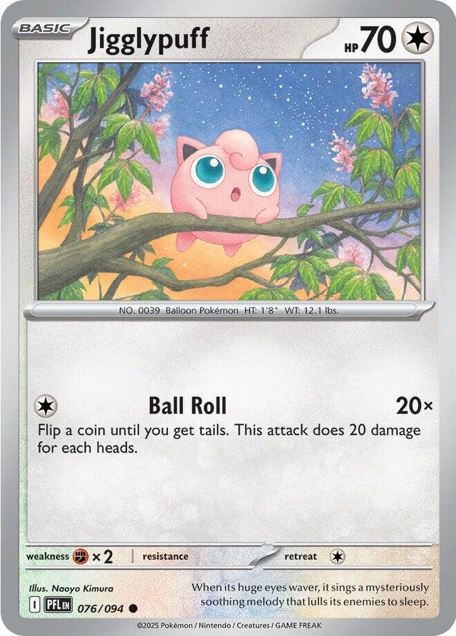 Jigglypuff (076/094) [Mega Evolution: Phantasmal Flames] | Black Swamp Games