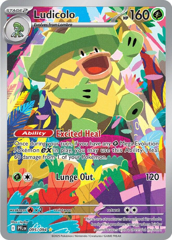Ludicolo (095/094) [Mega Evolution: Phantasmal Flames] | Black Swamp Games