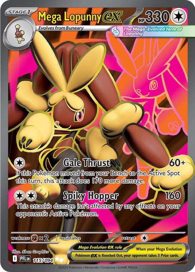 Mega Lopunny ex (115/094) [Mega Evolution: Phantasmal Flames] | Black Swamp Games