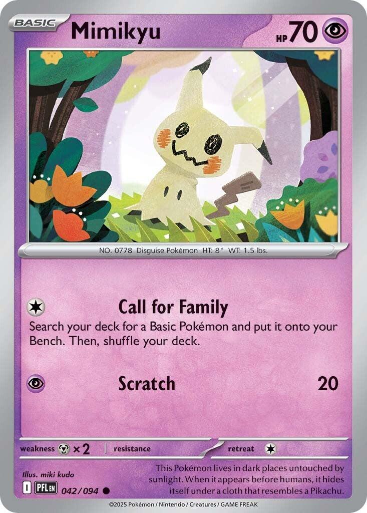 Mimikyu (042/094) [Mega Evolution: Phantasmal Flames] | Black Swamp Games