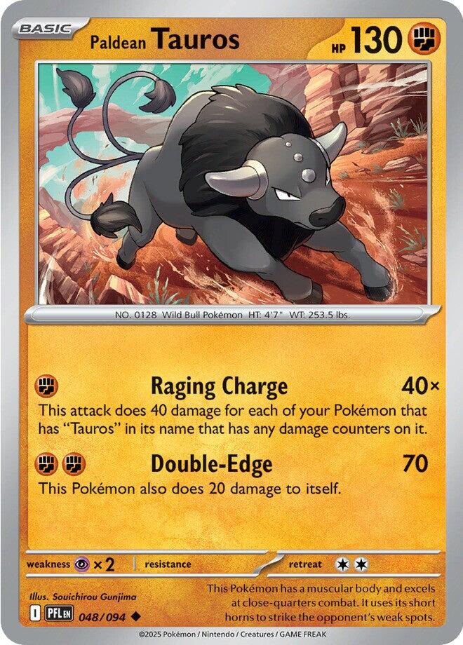Paldean Tauros (048/094) [Mega Evolution: Phantasmal Flames] | Black Swamp Games