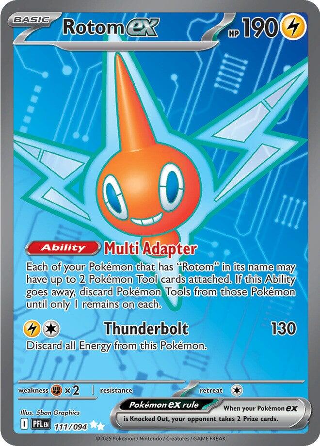 Rotom ex (111/094) [Mega Evolution: Phantasmal Flames] | Black Swamp Games