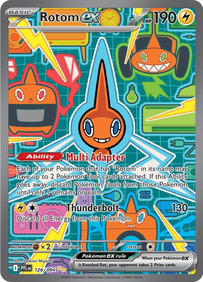 Rotom ex (126/094) [Mega Evolution: Phantasmal Flames] | Black Swamp Games
