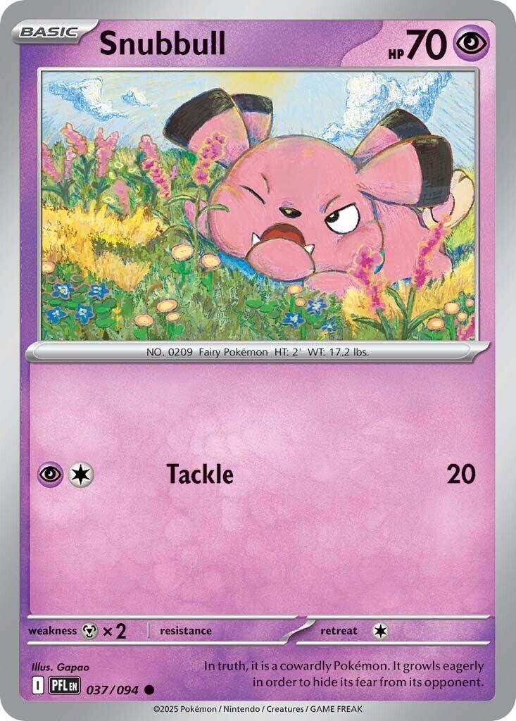 Snubbull (037/094) [Mega Evolution: Phantasmal Flames] | Black Swamp Games