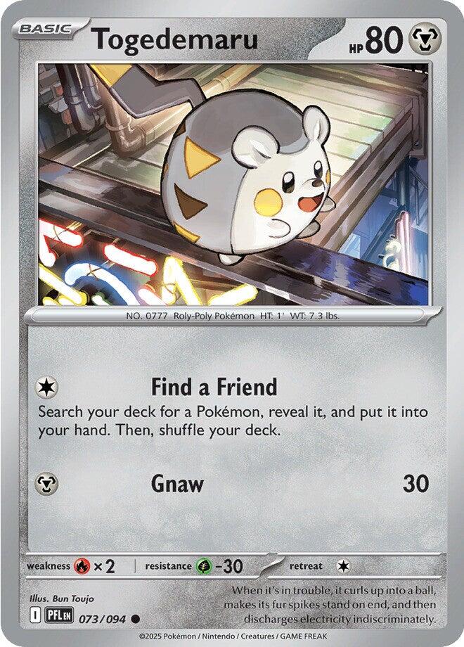Togedemaru (073/094) [Mega Evolution: Phantasmal Flames] | Black Swamp Games