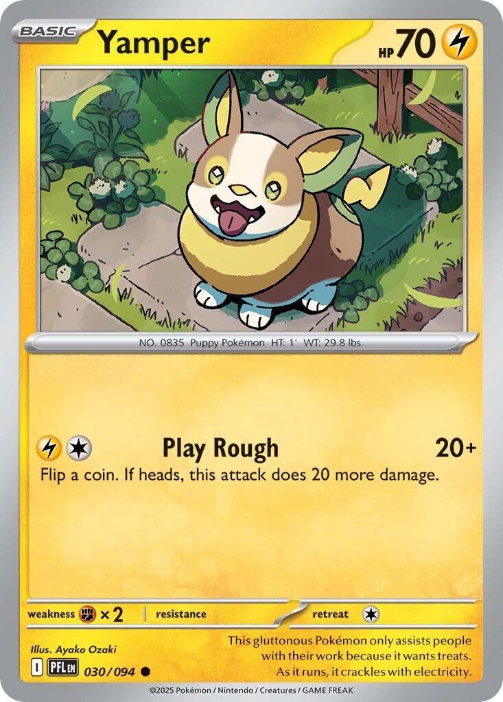 Yamper (030/094) [Mega Evolution: Phantasmal Flames] | Black Swamp Games