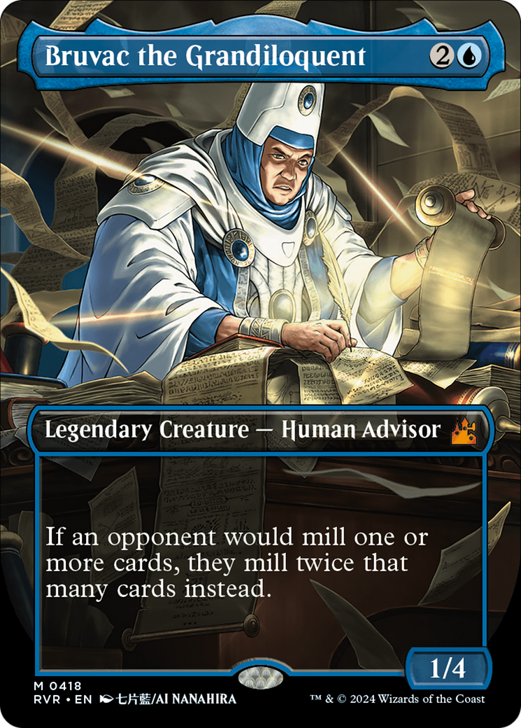 Bruvac the Grandiloquent (Anime Borderless) [Ravnica Remastered] | Black Swamp Games