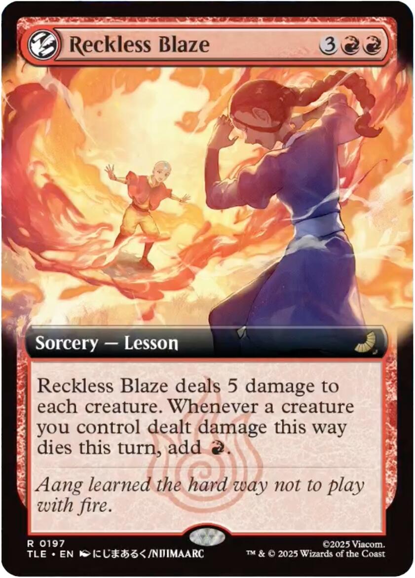 Reckless Blaze (Extended Art) [Avatar: The Last Airbender: Eternal-Legal] | Black Swamp Games