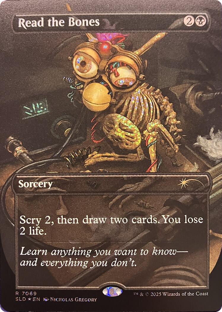 Read the Bones (Confetti Foil) [Secret Lair Drop Series] | Black Swamp Games