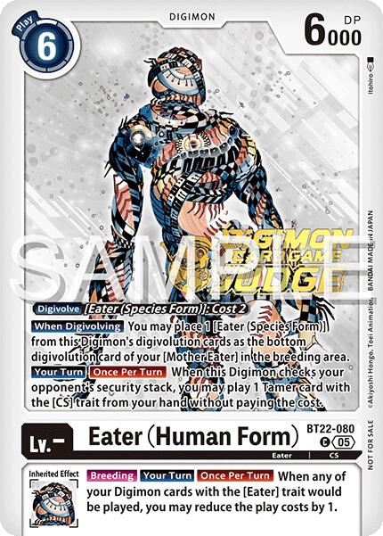 Eater [BT22-080] (Human Form) (Judge Pack 2025 Wave 2) [Cyber Eden] | Black Swamp Games