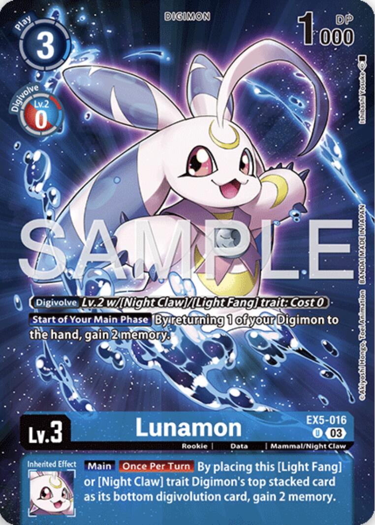 Lunamon [EX5-016] (Digimon Story: Time Stranger Collector's Edition) [Animal Colosseum] | Black Swamp Games