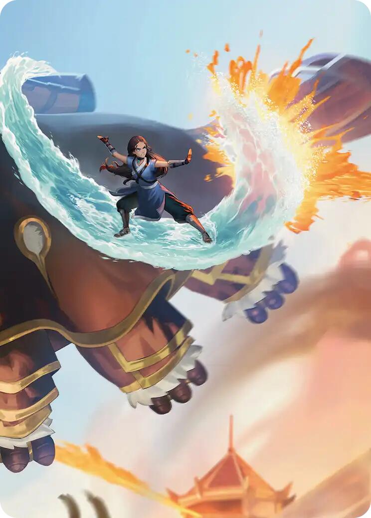 Katara's Reversal Art Card [Avatar: The Last Airbender Art Series] | Black Swamp Games