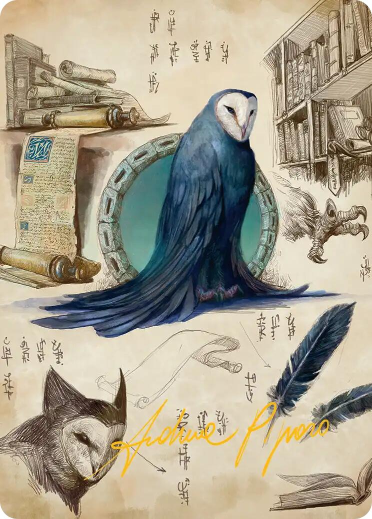 Wan Shi Tong, Librarian Art Card (Gold-Stamped Signature) [Avatar: The Last Airbender Art Series] | Black Swamp Games