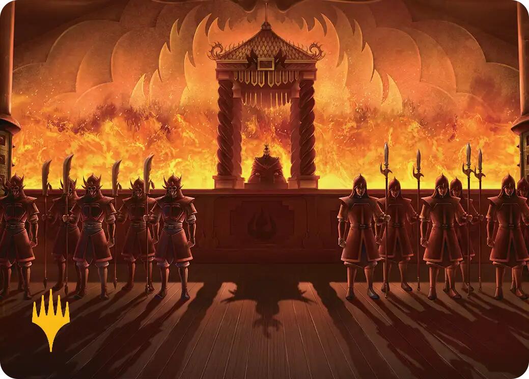 Fire Lord Ozai Art Card (Gold-Stamped Planeswalker Symbol) [Avatar: The Last Airbender Art Series] | Black Swamp Games