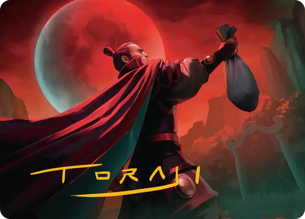 Zhao, the Moon Slayer Art Card (Gold-Stamped Signature) [Avatar: The Last Airbender Art Series] | Black Swamp Games