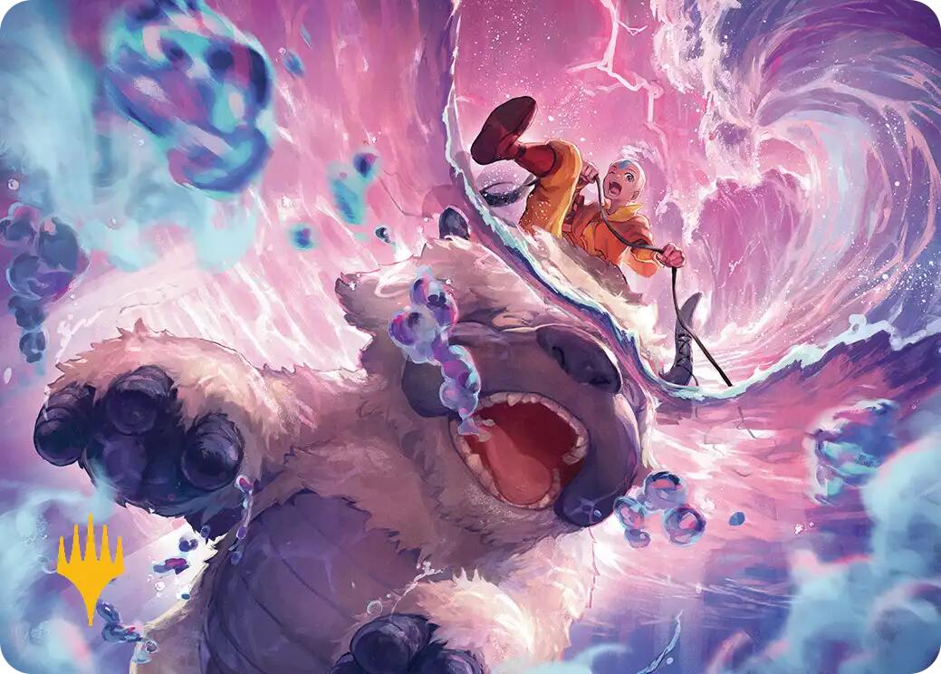 Storm of Memories Art Card (Gold-Stamped Planeswalker Symbol) [Avatar: The Last Airbender Art Series] | Black Swamp Games